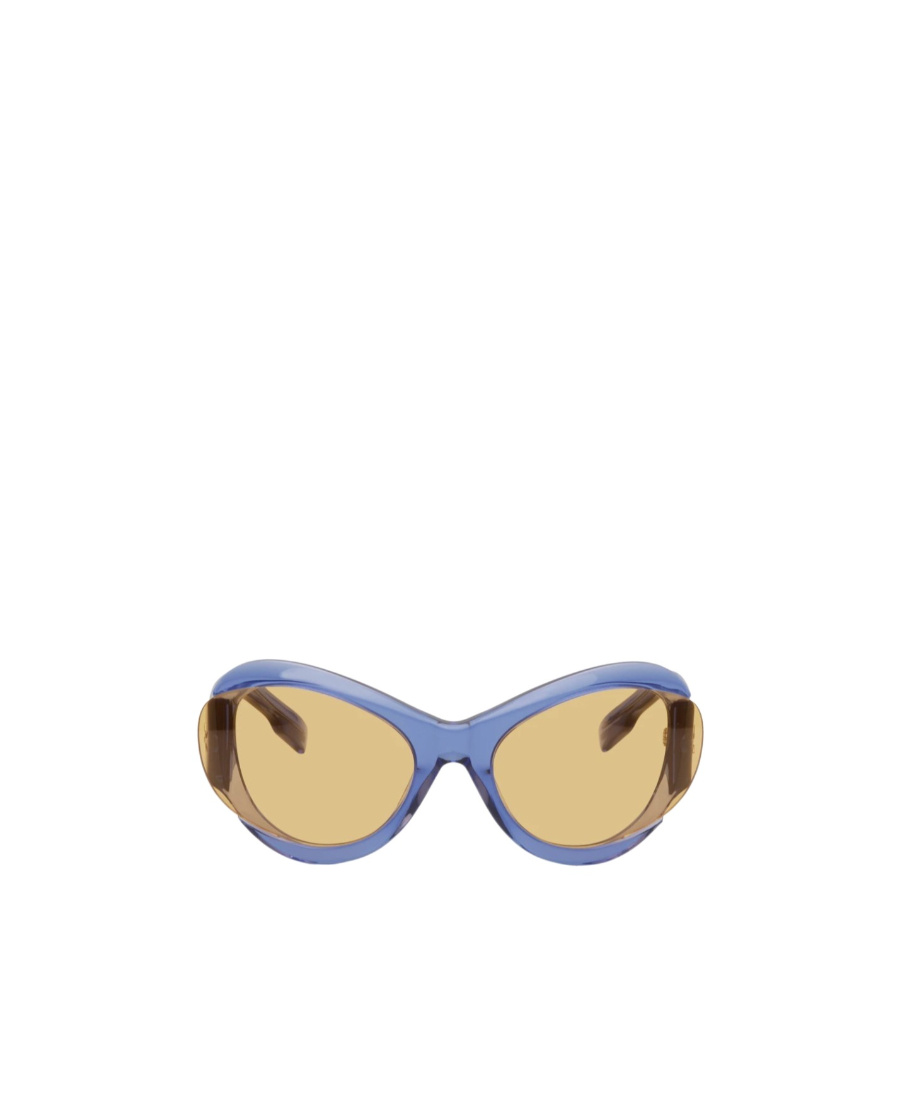 Mcq By Alexander Mcqueen Logo Sunglasses In Blue