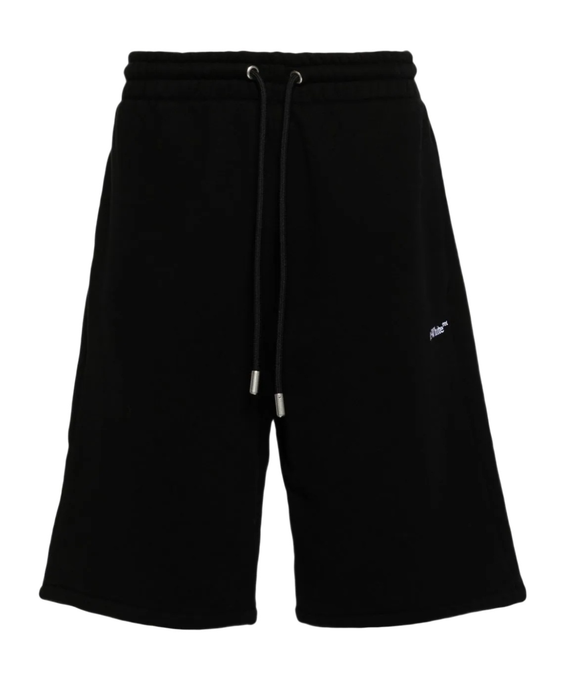 Off-white Off White "sporty Bermuda Shorts With Embroidered Arrow In Black