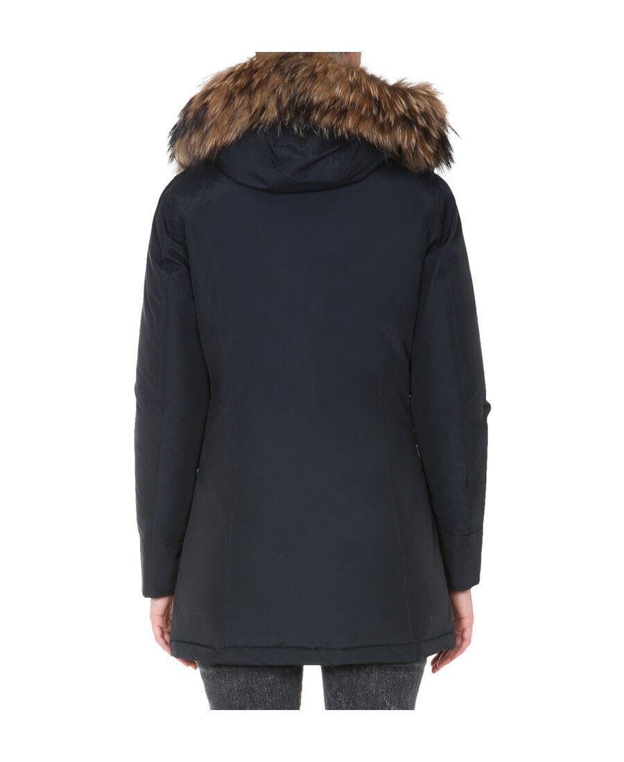 Woolrich Arctic Raccoon Parka Clothing In Black