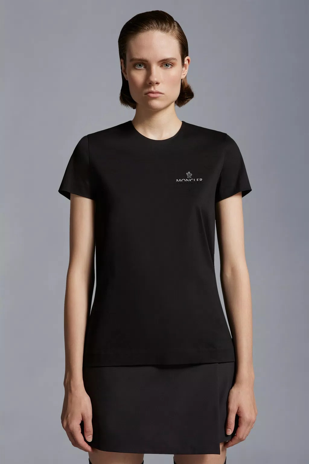 Moncler T-shirts And Polos Black In Black