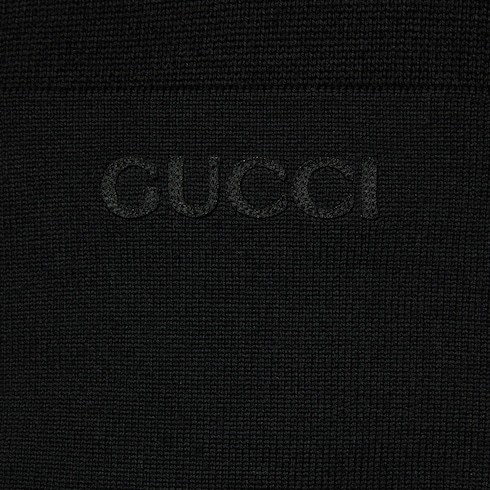 Gucci Double-sided Gg Cardigan In Black