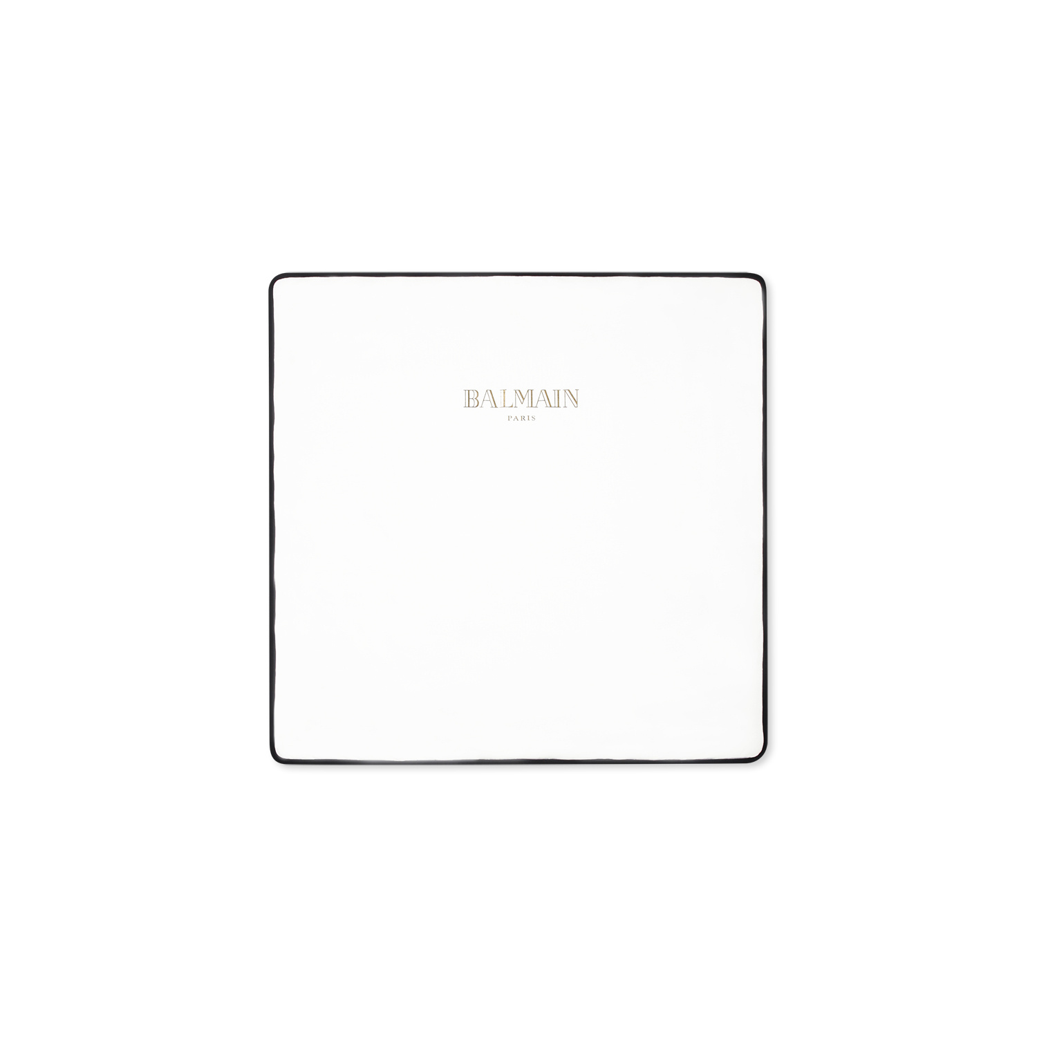 Shop Balmain Baby Blanket With Vintage Logo In White