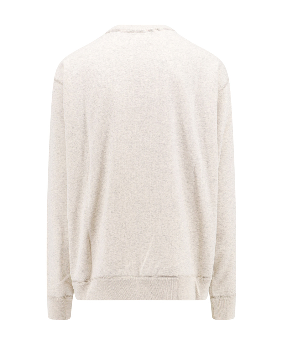 Isabel Marant Marant Mikoy Flocked Logo Sweatshirt In Pink
