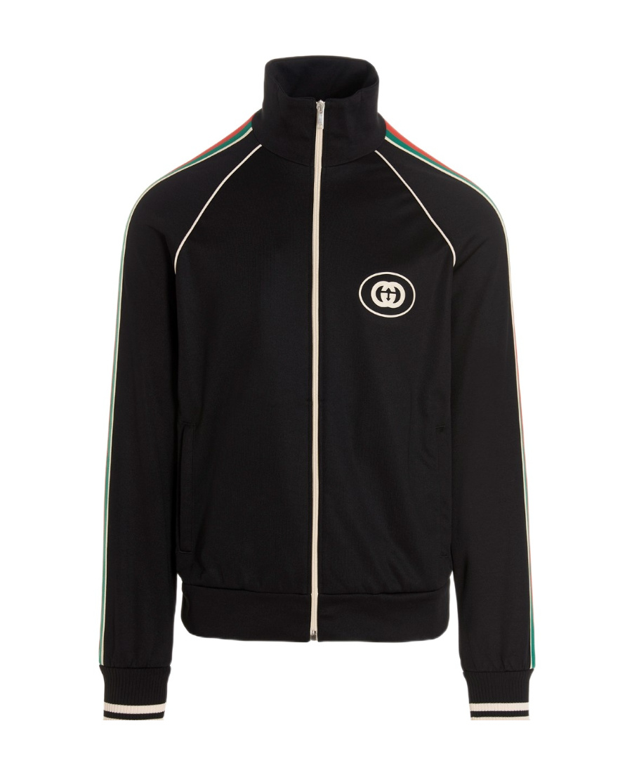 Gucci Interlocking G Track Jacket In Black