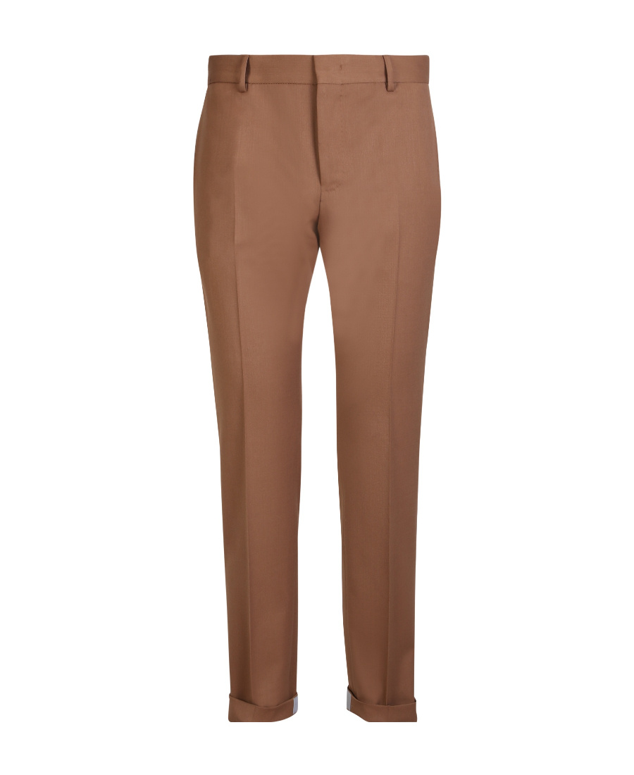 Pt Torino Epsilon Active Drill Taupe Trousers In Brown