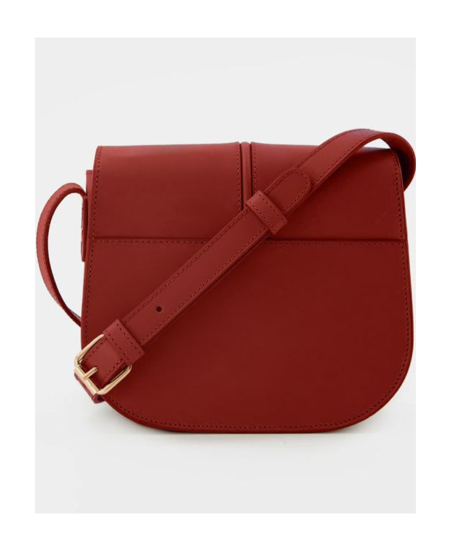 Apc Betty Logo-lettering Shoulder Bag In Red