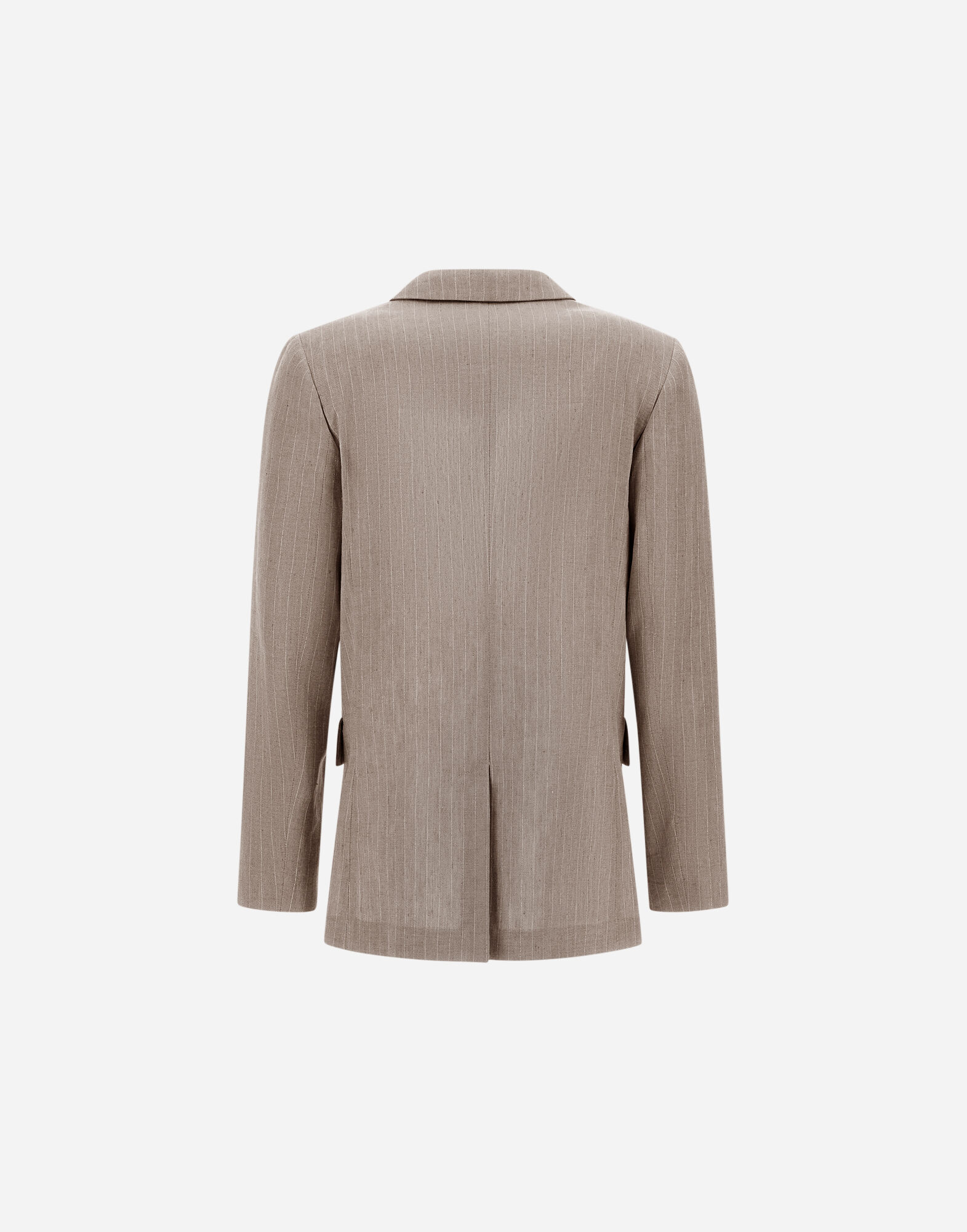 Herno Single-breasted Tailored Jacket In Brown