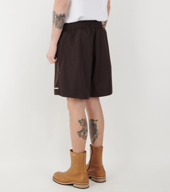 Jil Sander Elastic Waist Shorts In Black
