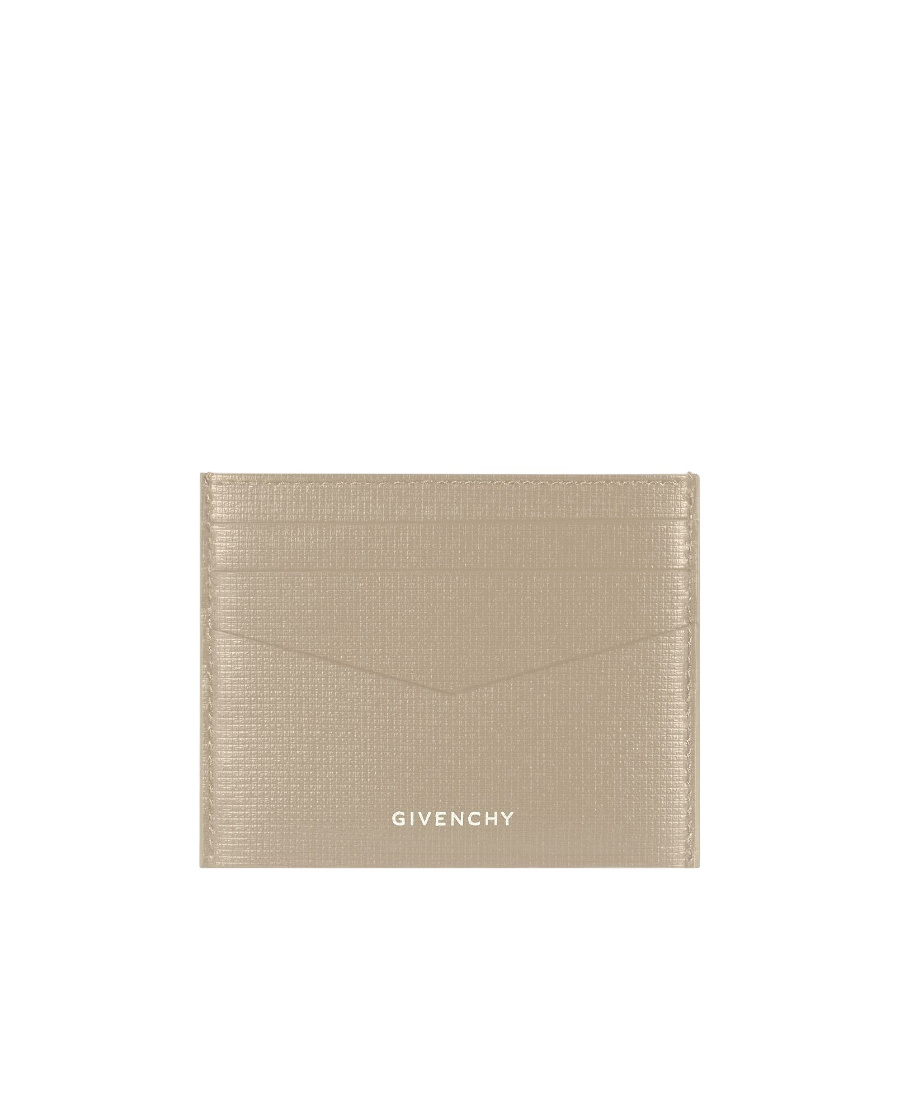 Givenchy Porte-cartes En Cuir Classique 4g In Nude