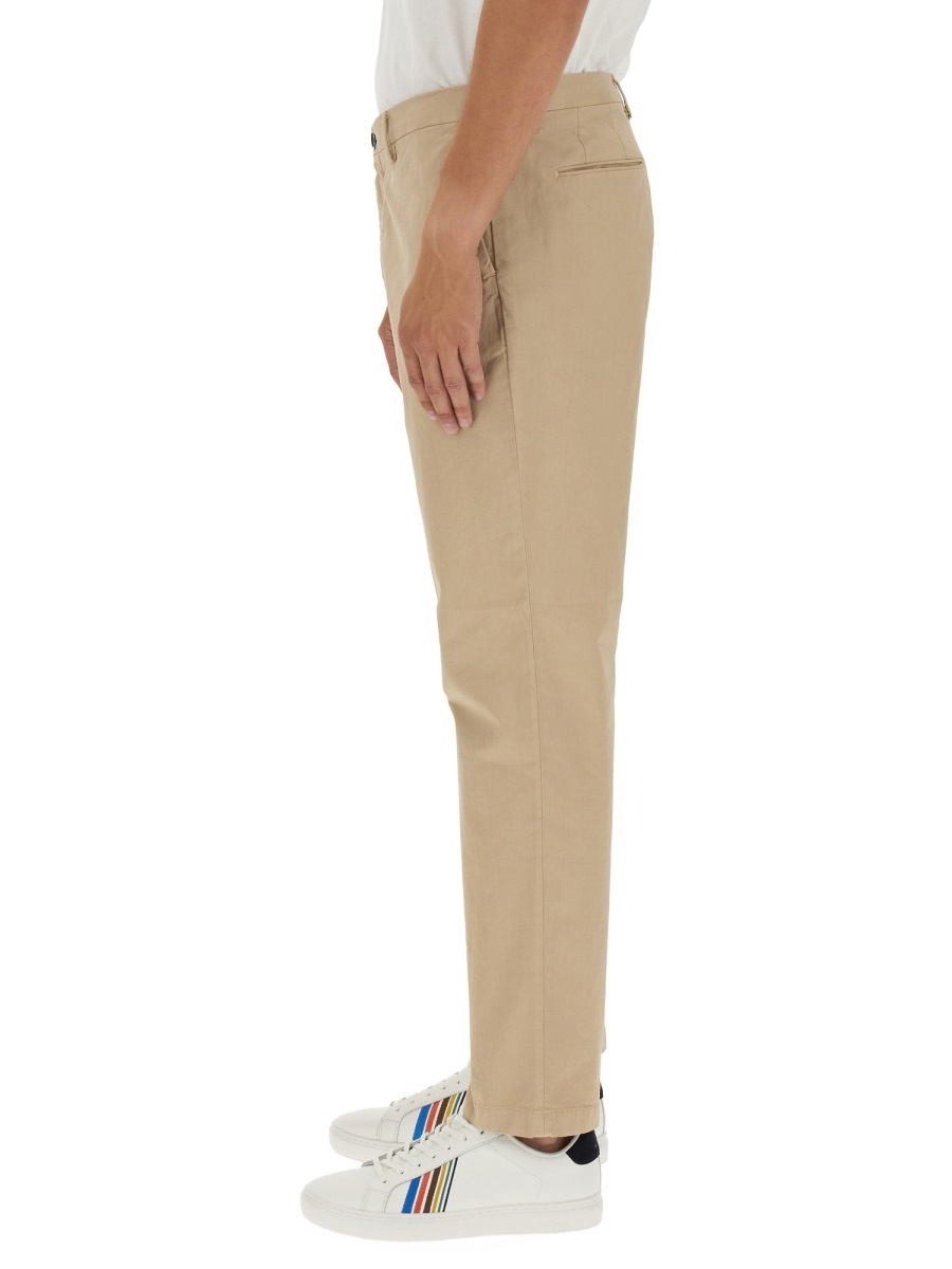 PS BY PAUL SMITH ZEBRA-EMBROIDERED STRAIGHT-LEG TROUSERS