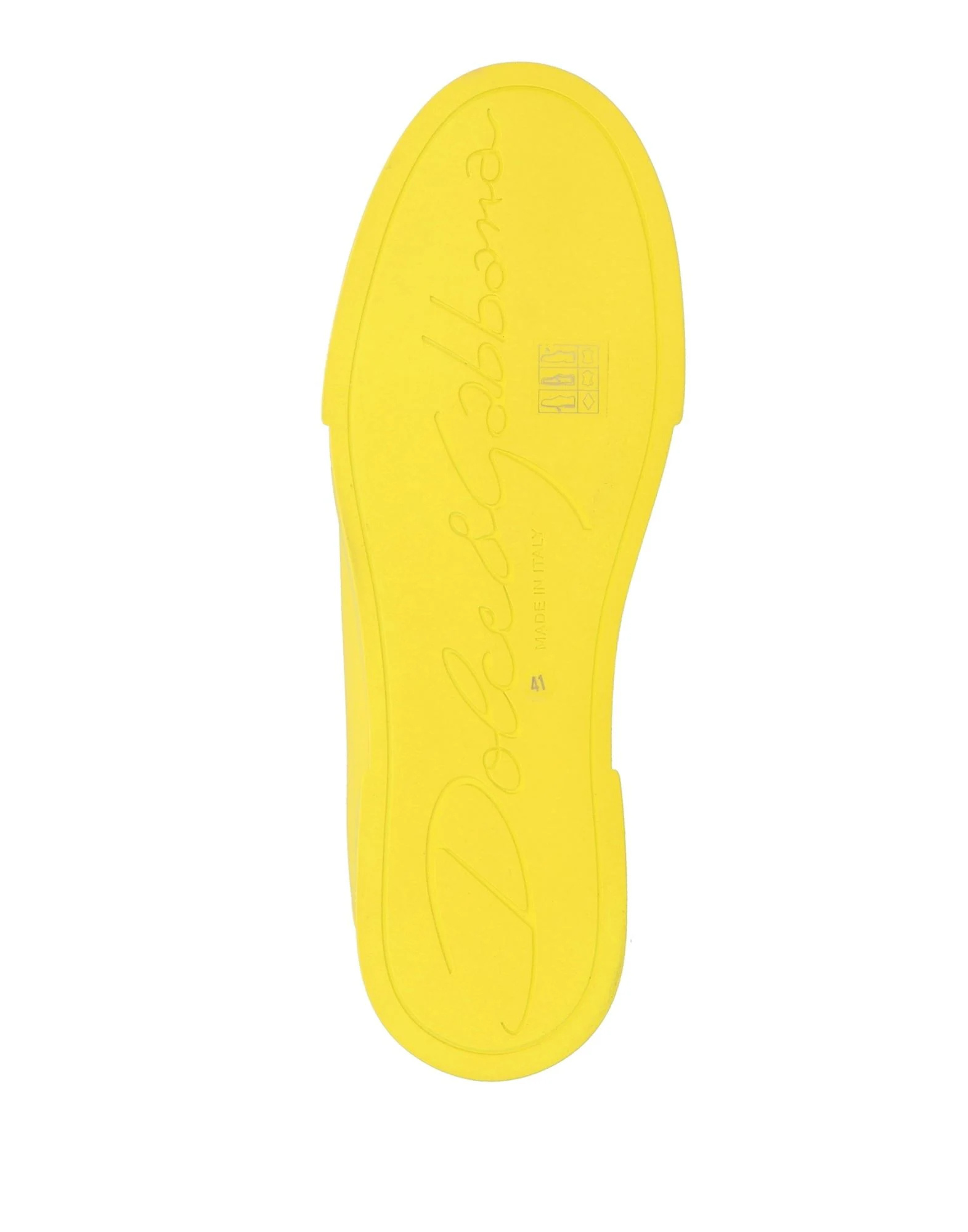 Dolce & Gabbana Low-top Trainers In Yellow