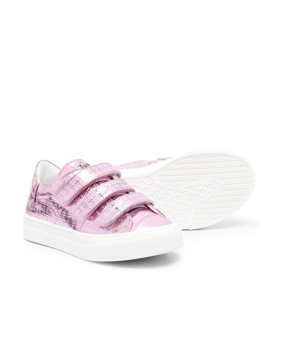 Givenchy Metallic Touch-strap Sneakers In Pink