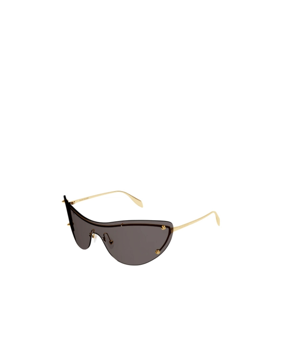 Alexander Mcqueen Spike-stud Detail Cat-eye Mask Sunglasses In Black