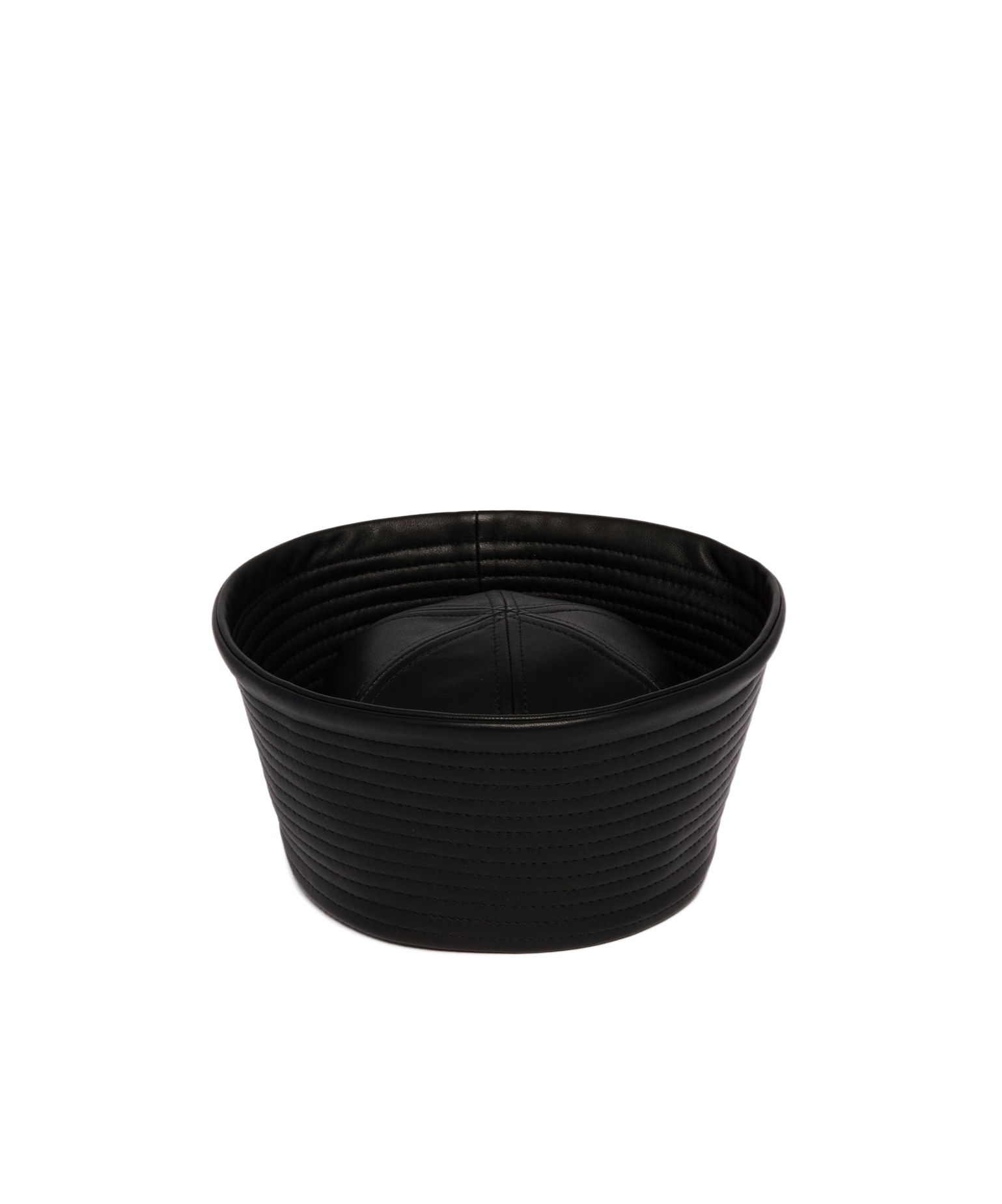 Jean Paul Gaultier Fisherman's Hat With Wide Eaves And Turned Corners In Black