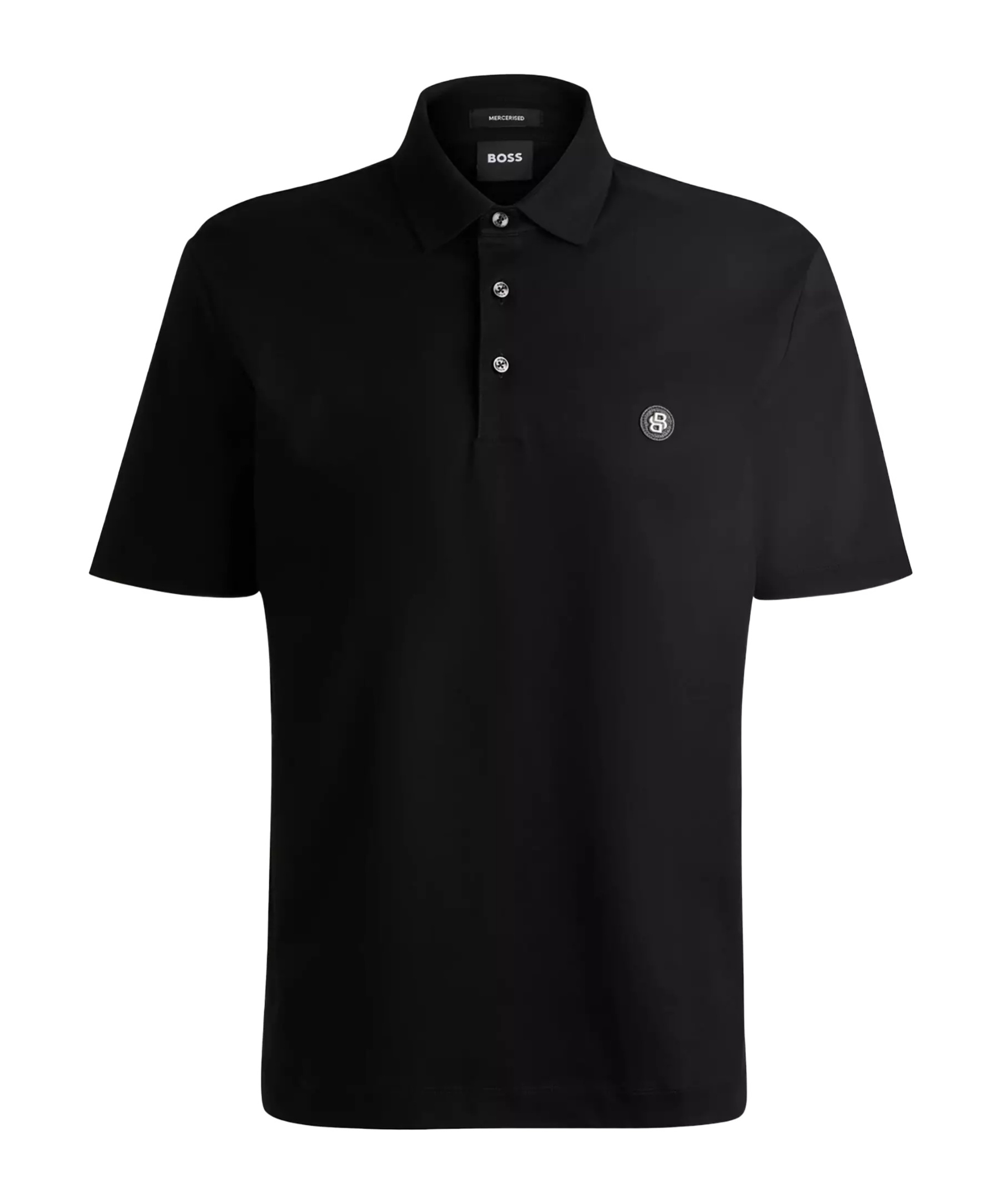 Hugo Boss Boss Parris 01 Polo T Shirt Black In Black