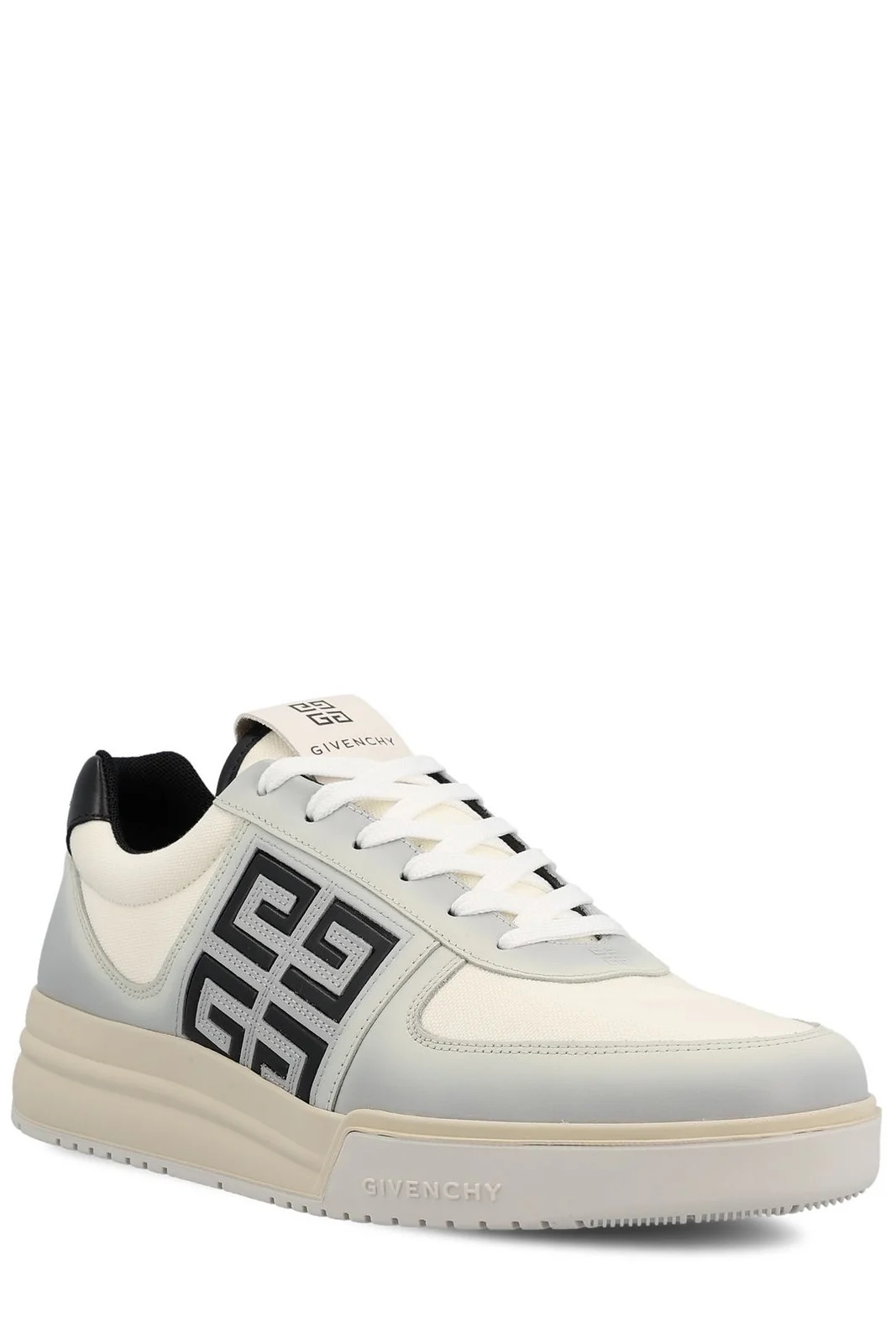 Givenchy G4 Leather And Fabric Sneakers In White