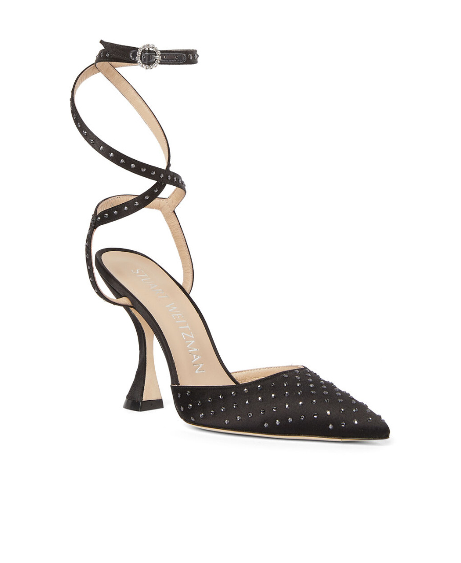 Stuart Weitzman Wrapped High Heels In Black
