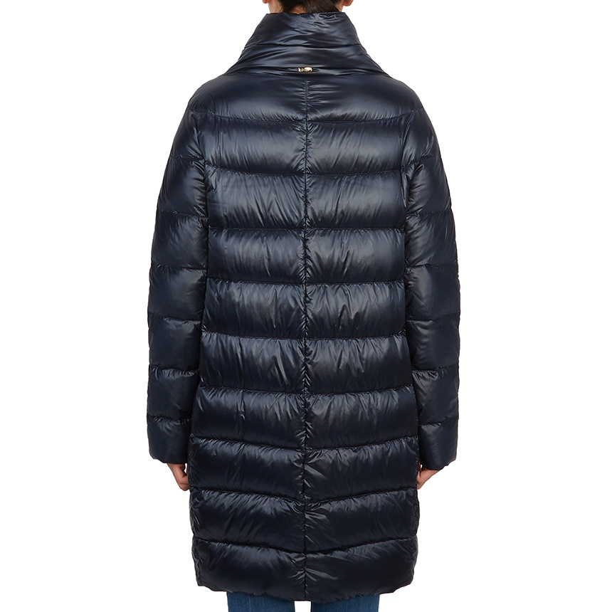 Herno Long-sleeved Down Jacket In Black