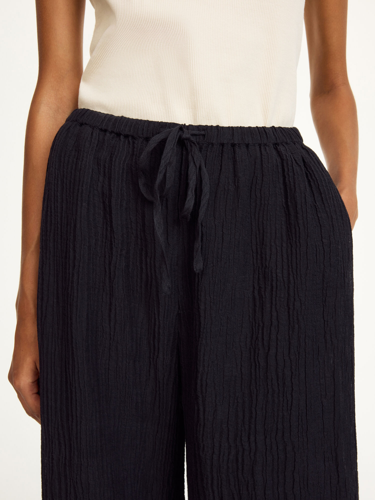 By Malene Birger Clorella Wide-leg Trousers In Black