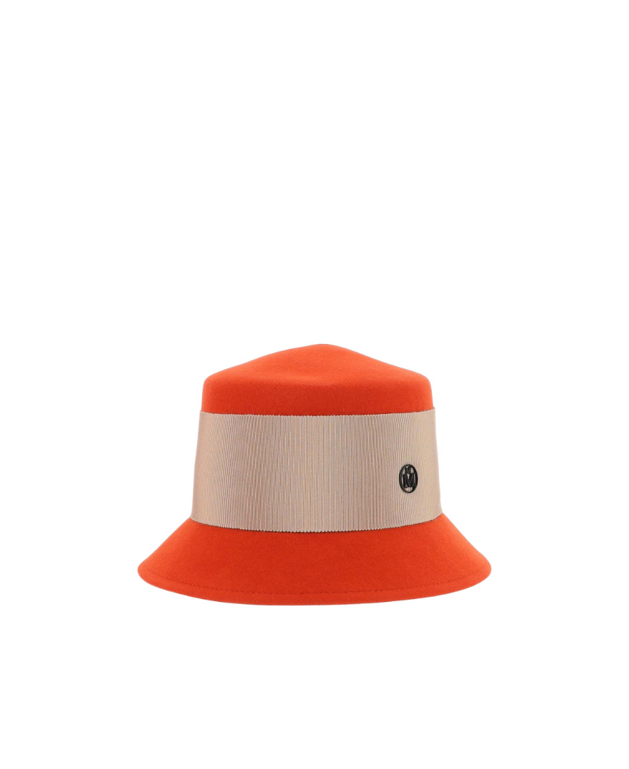 MAISON MICHEL LOGO DECORATED FISHERMAN'S HAT 
