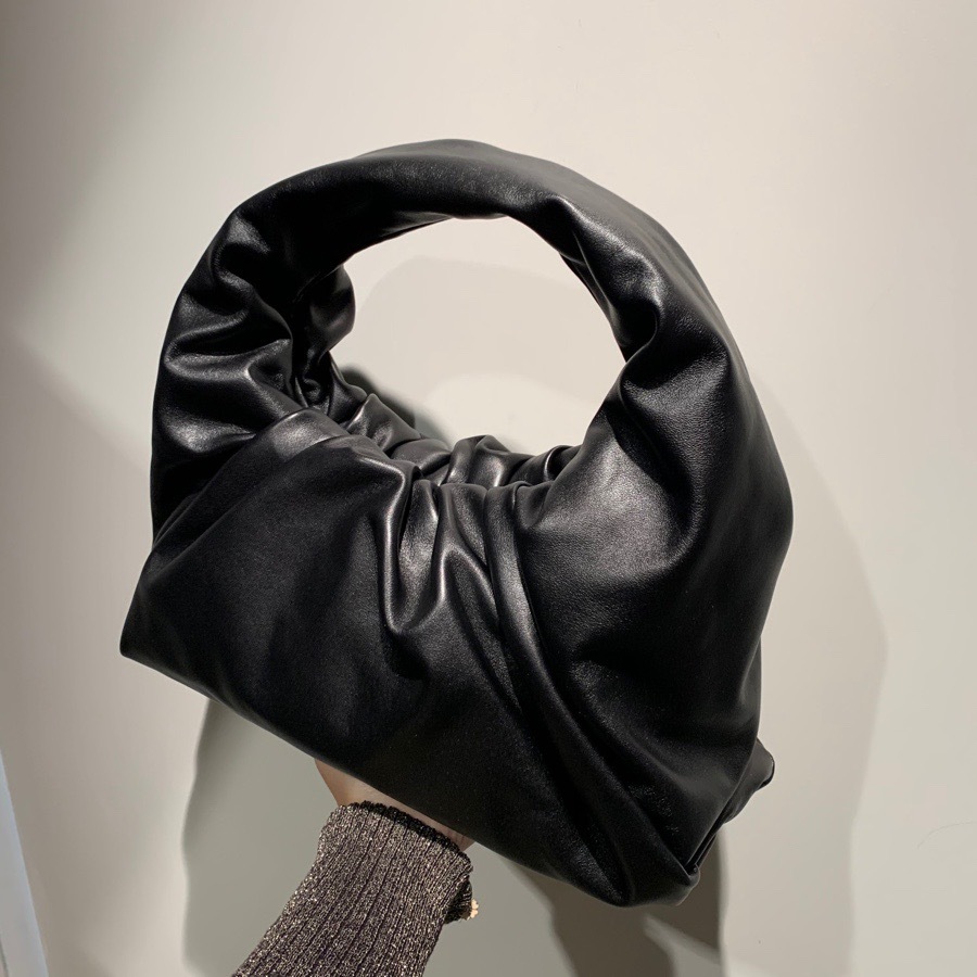 Bottega Veneta The Shoulder Pouch Bag In Black