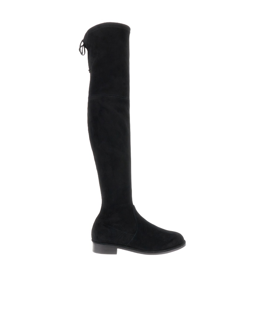 Stuart Weitzman Stivali Pelle Di Vitello Nero In Black