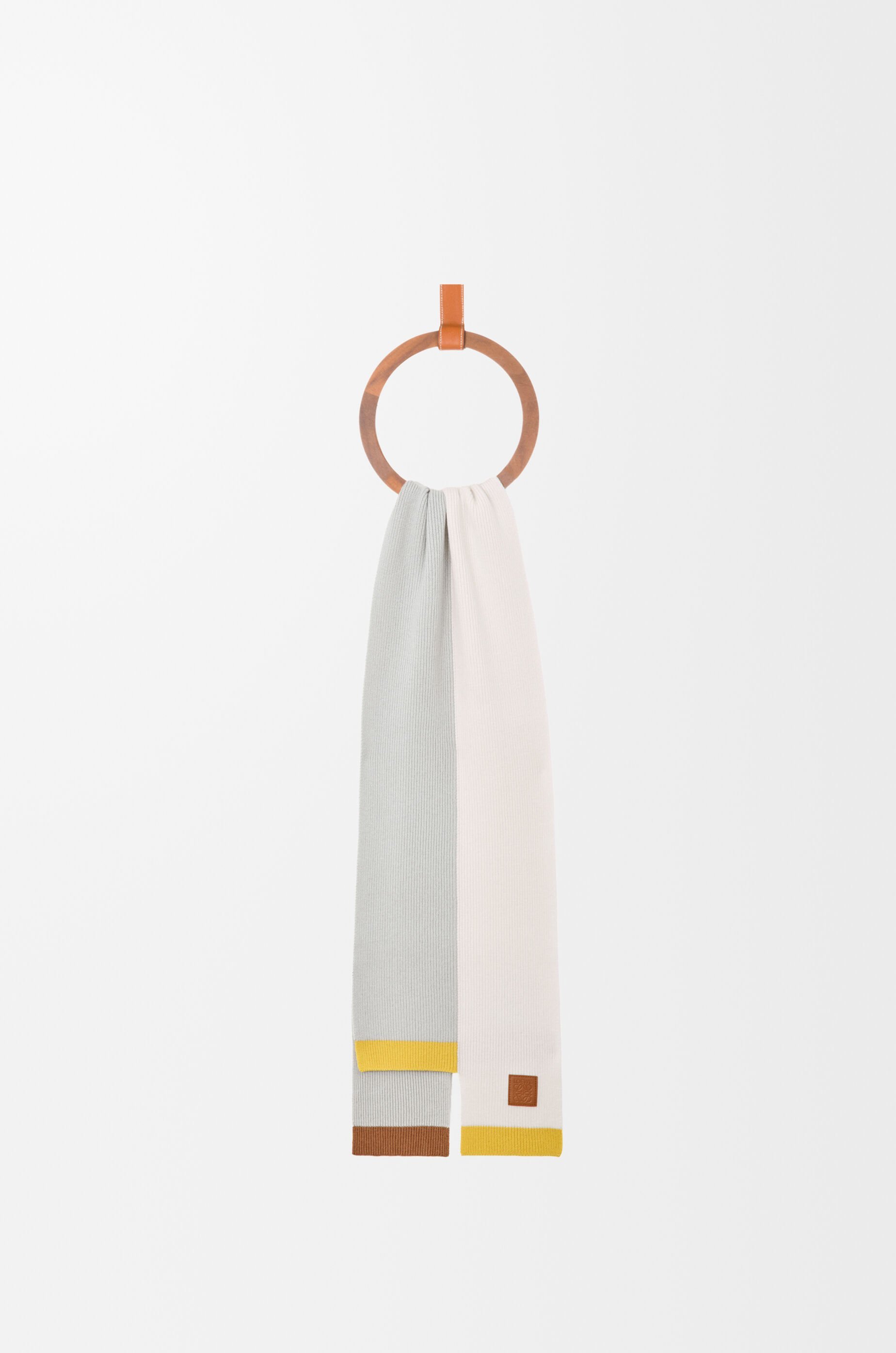 Loewe Asymmetric Scarf In Gold