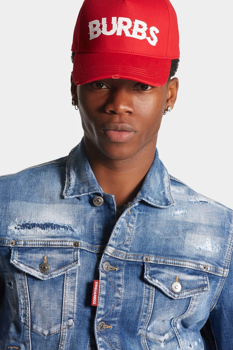 Dsquared2 Dan Distressed Buttoned Denim Jacket In Blue