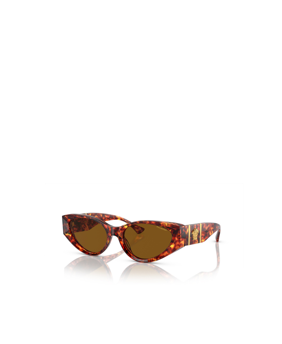 Versace Womens Brown Ve4454 Cat Eye-frame Acetate Sunglasses In Brown
