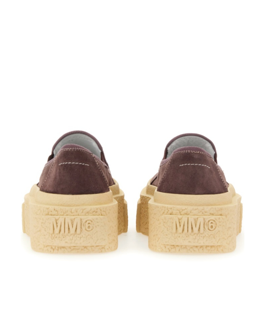 Mm6 Maison Margiela Round-headed Low-top Casual Shoes In Multi