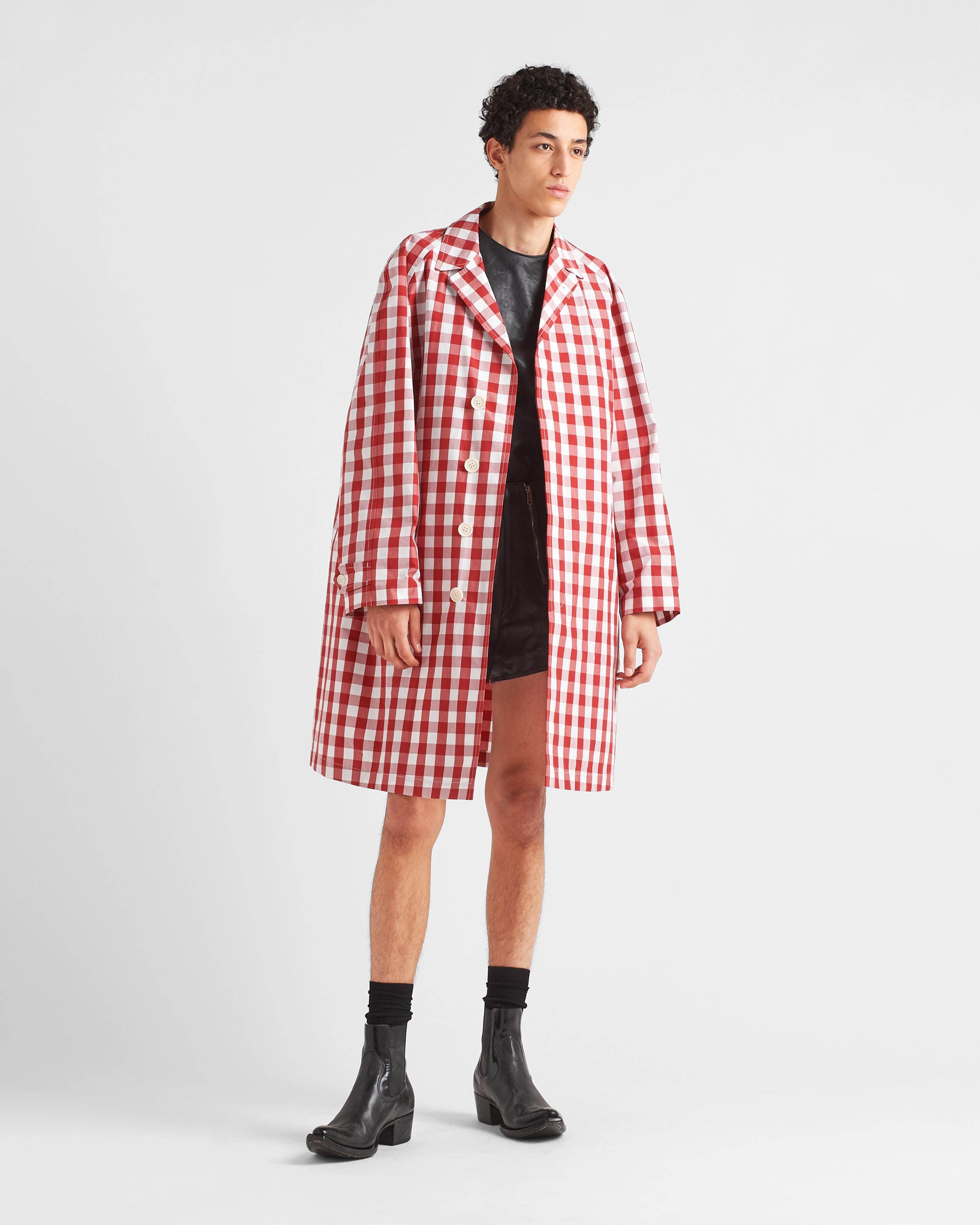 Prada Coats & Jackets In Red