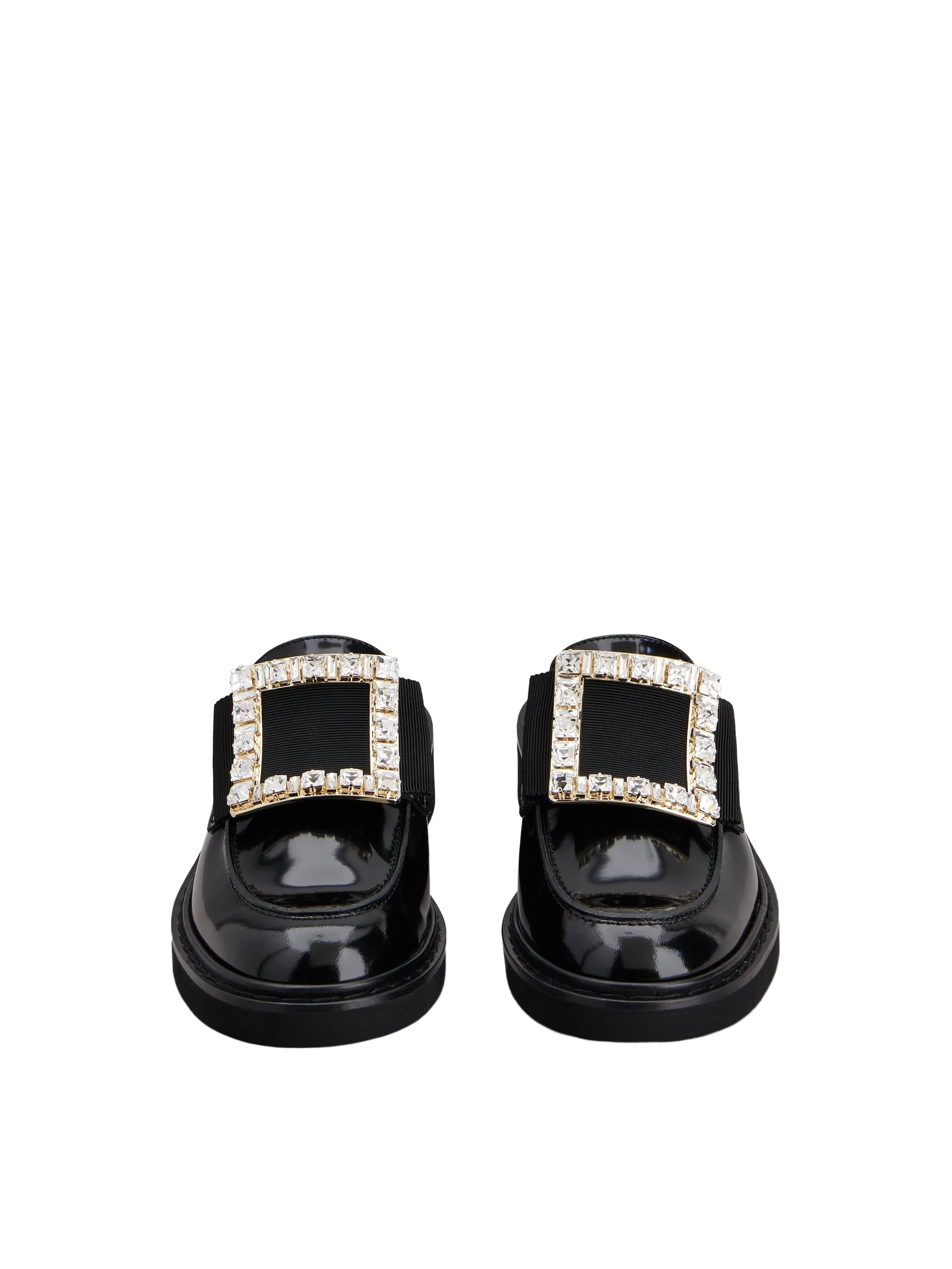 Roger Vivier Viv' Rangers Mules In Black