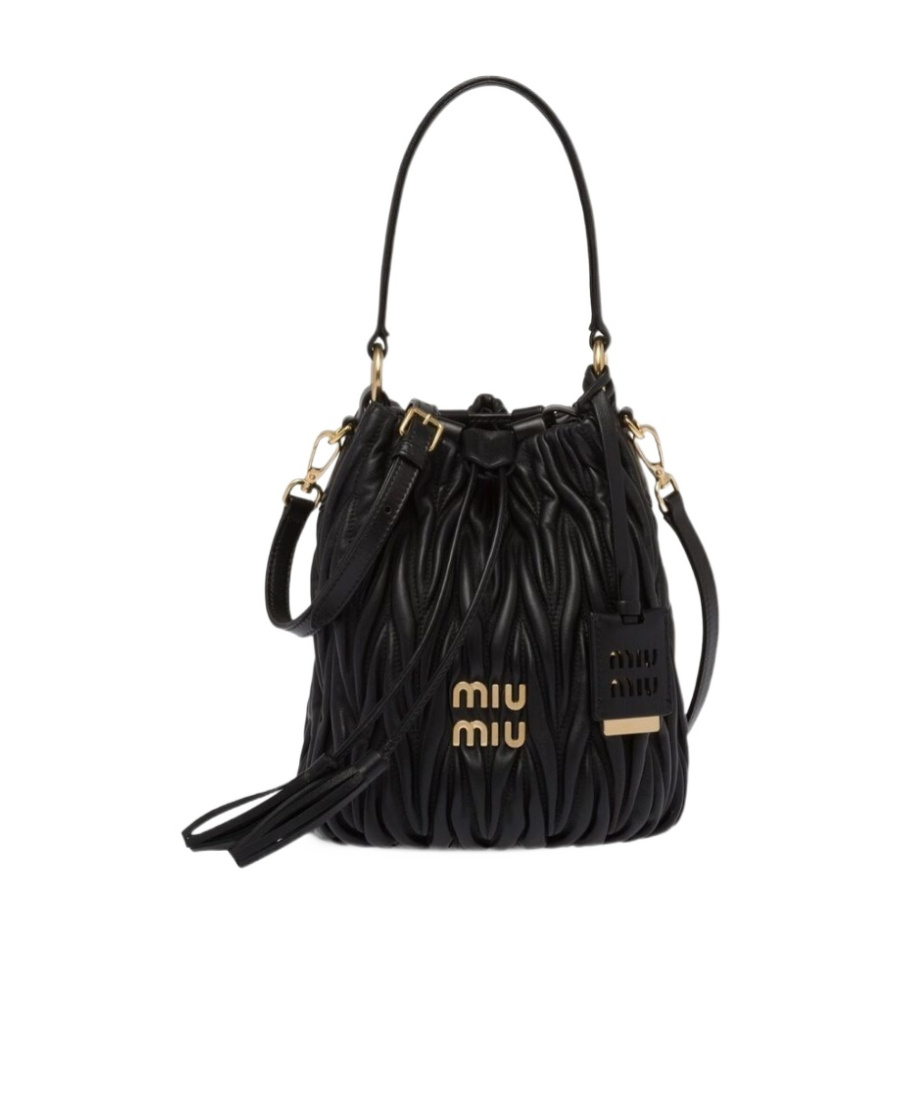 Miu Miu Pleated Shoulder Bag
