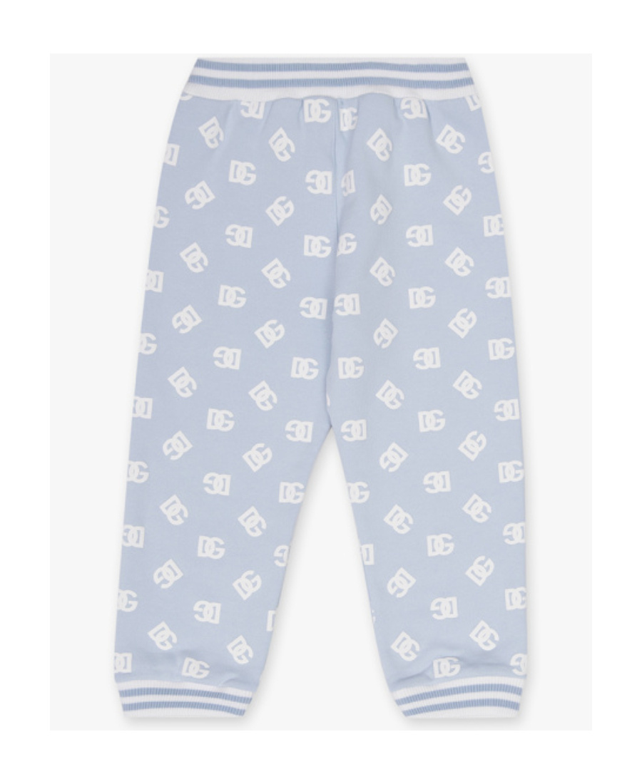 Dolce & Gabbana Logo-print Cotton Track Pants In White