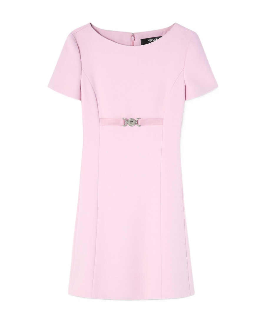Versace Medusa 95 Dress In Pink Viscose Blend In Pink