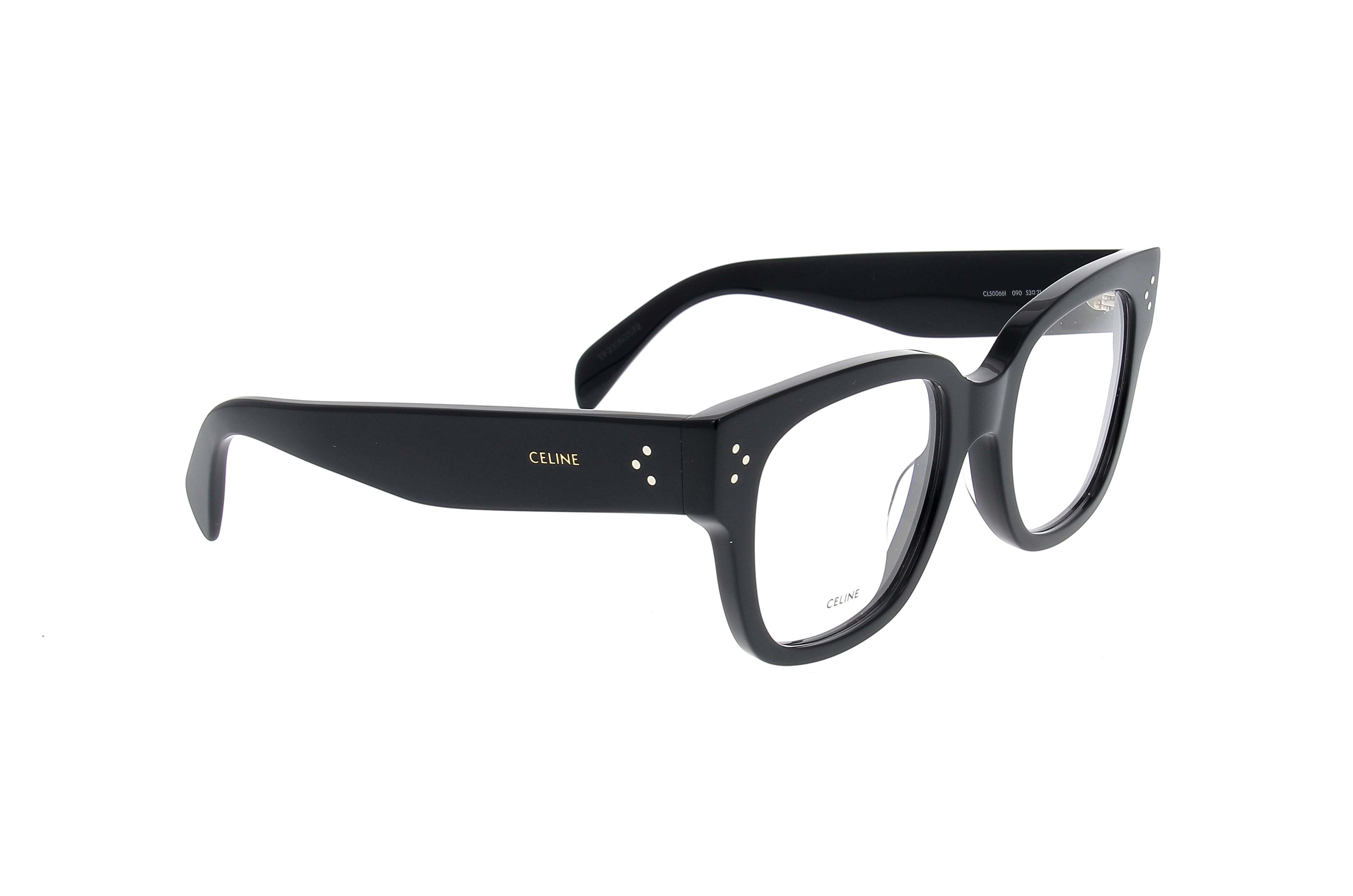 Celine Square Frame Glasses In Black