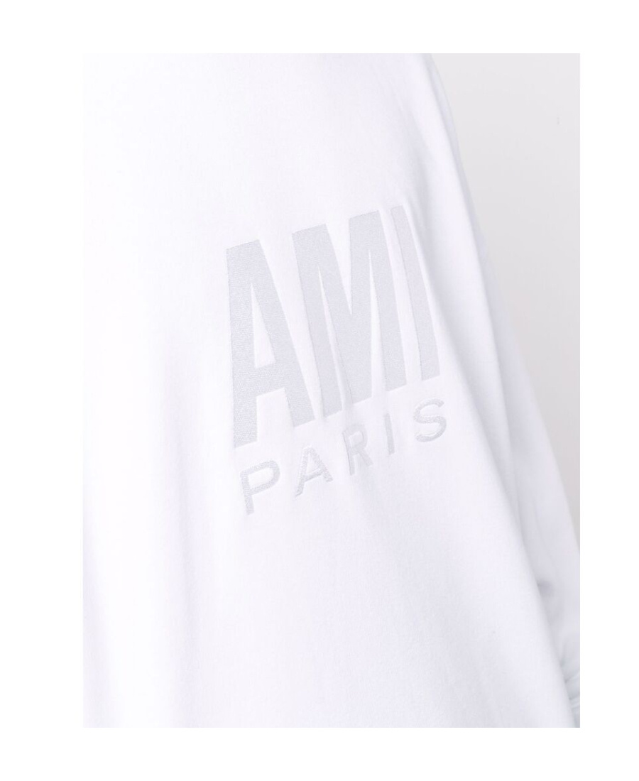 Ami Alexandre Mattiussi Tonal Logo-embroidered Sweatshirt