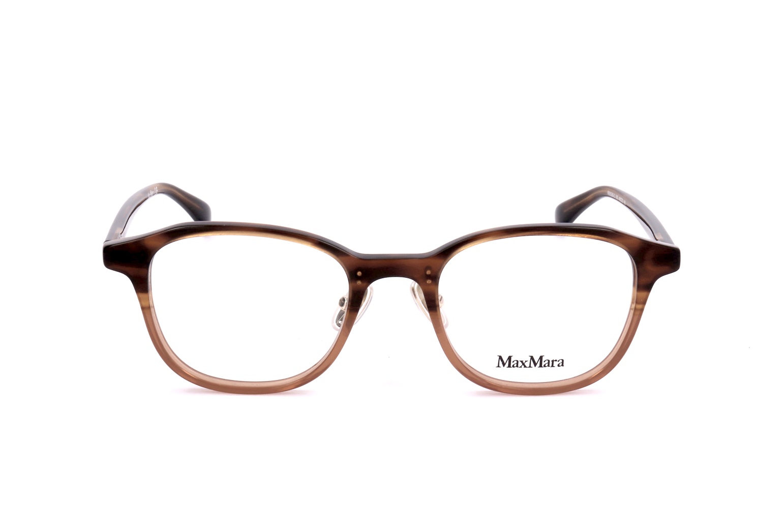 Max Mara Rectangle Frame Glasses In White