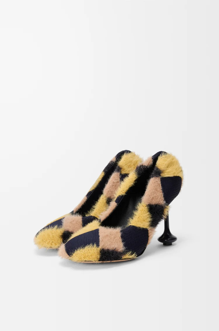 Loewe Toy Pump In Jacquard Knit In Multi