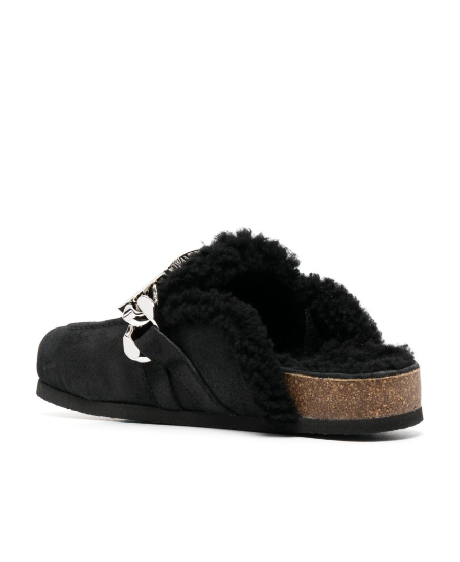 Jw Anderson Bare-heeled Muller Shoes In Black