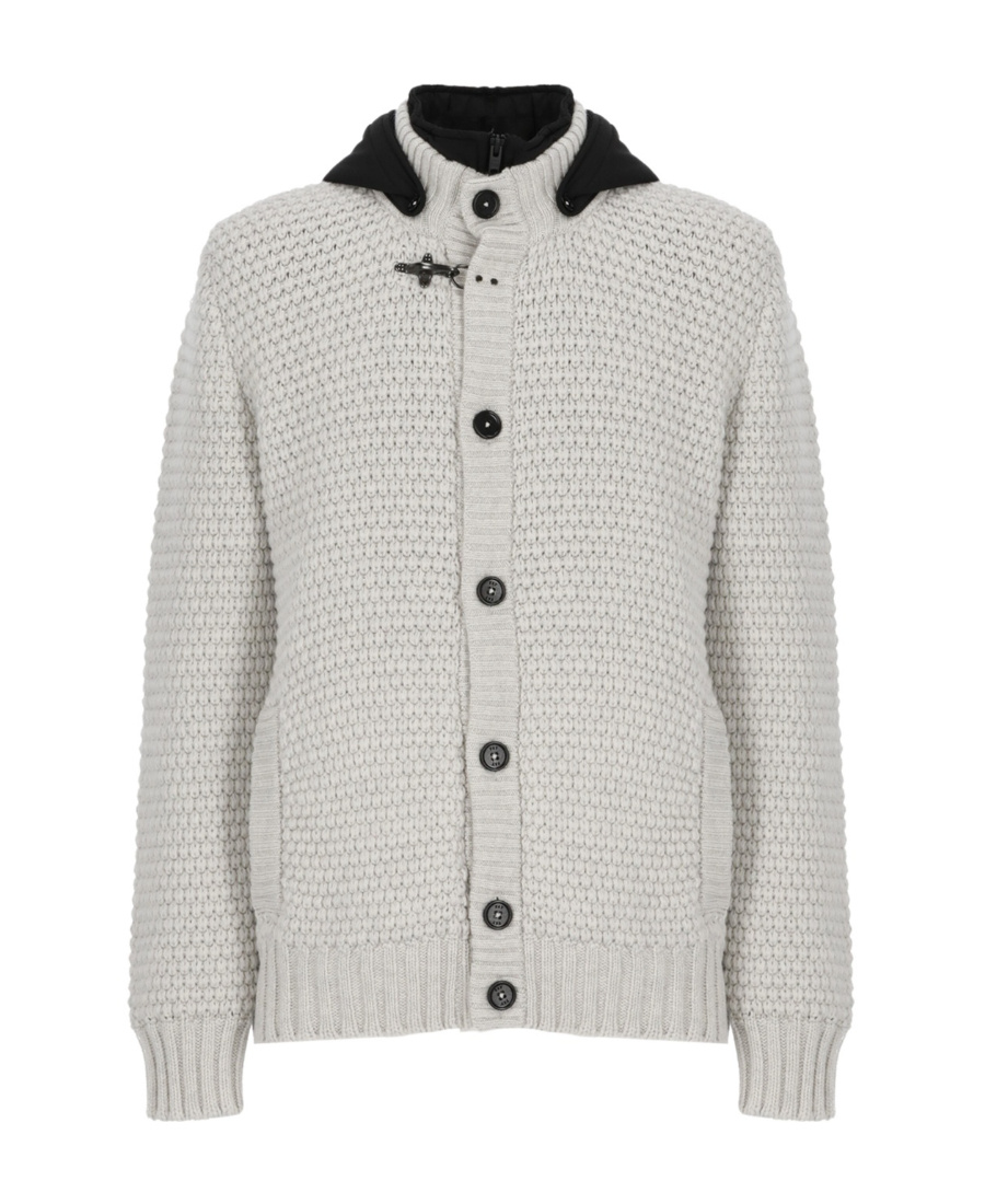 Fay Knit Jacket In White