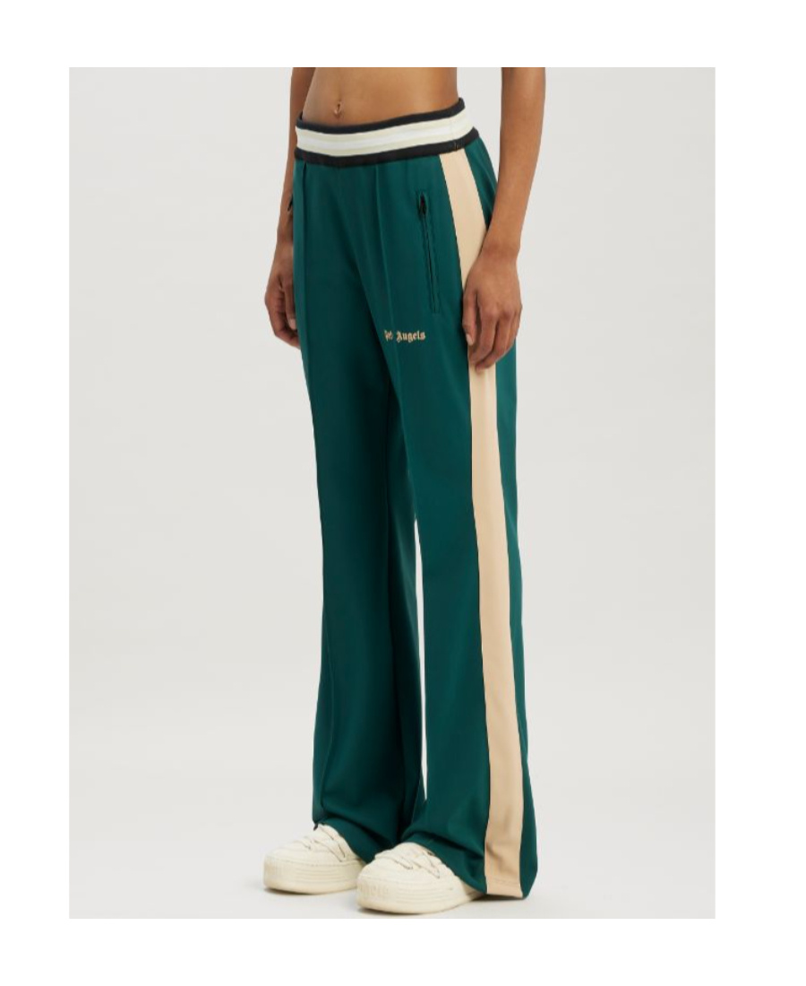 PALM ANGELS ULTRALIGHT FLARE TRACK PANTS 