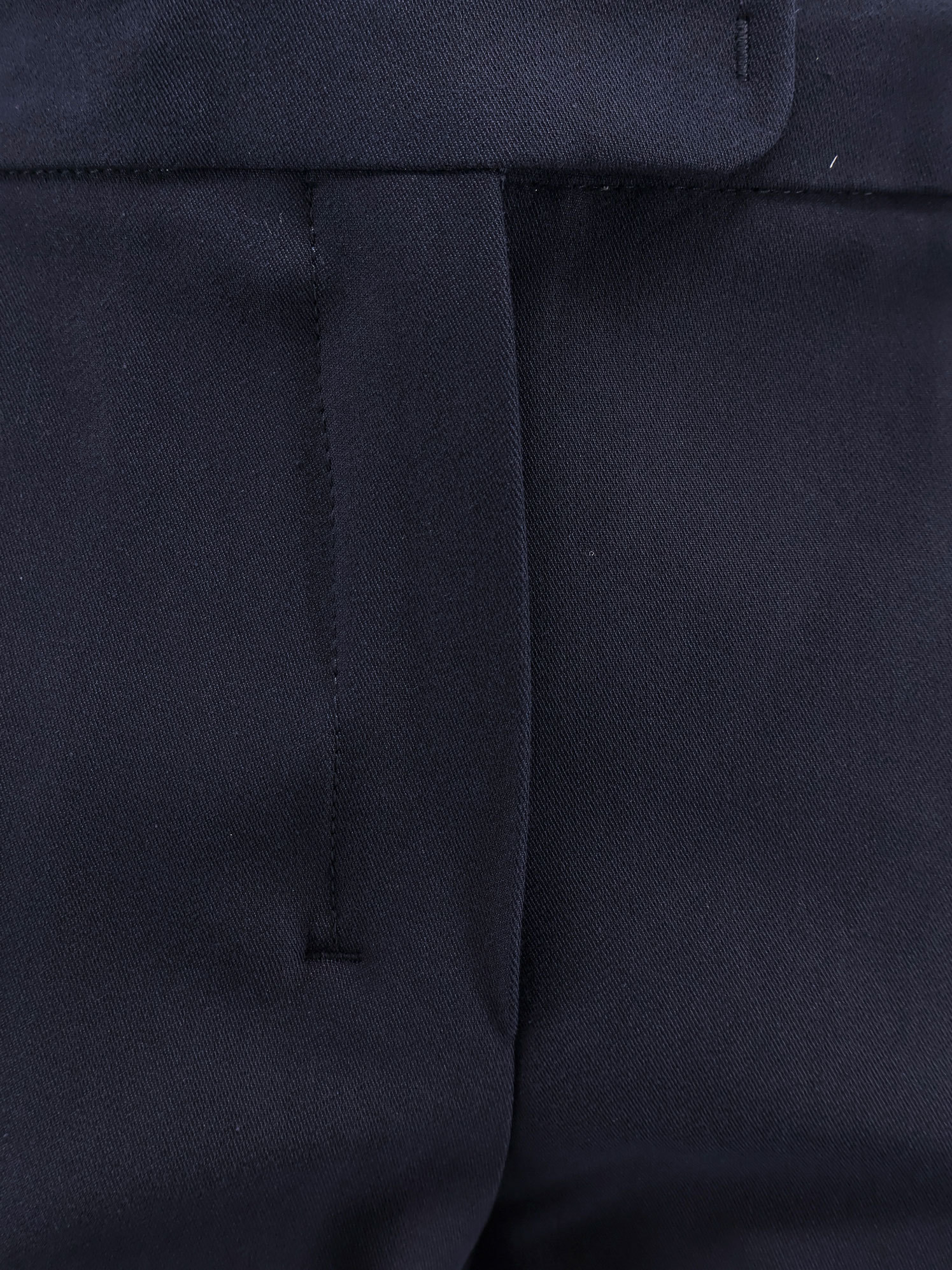 Max Mara Belt-loop Casual Pants In Blue
