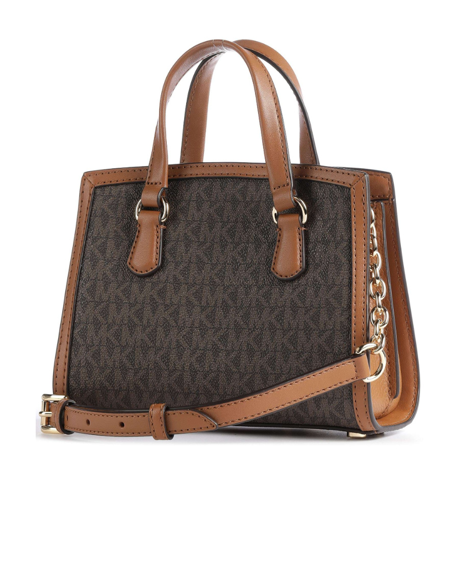 Michael Kors Extra-small Chantal Top-handle Bag In Black