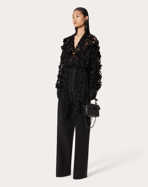 Valentino Crepe Couture Trousers