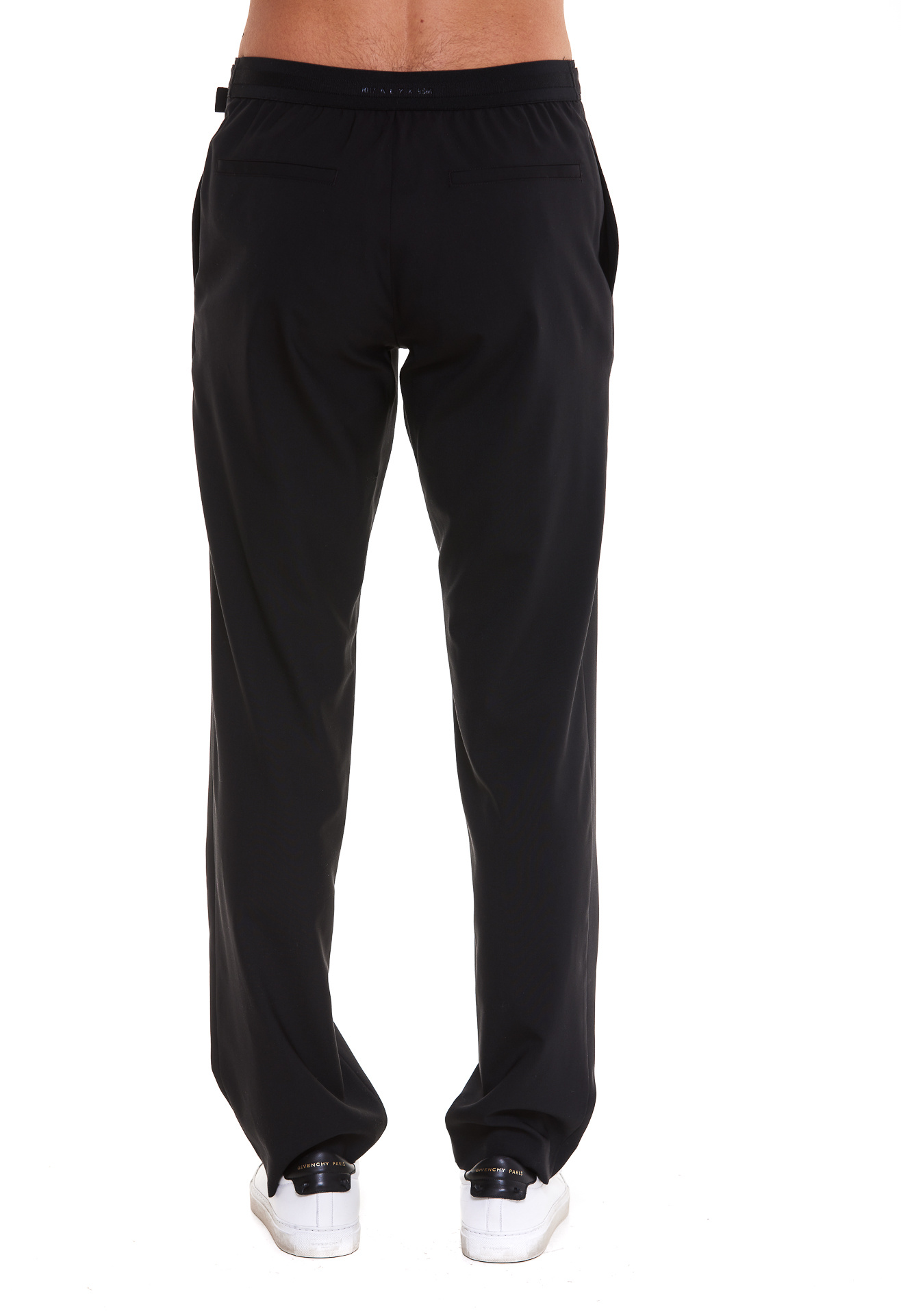 Alyx Belted Straight-leg Trousers In Black