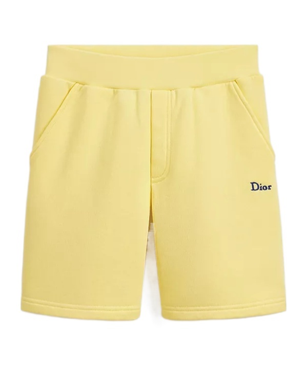 Dior Kids' Track Shorts In Yellow