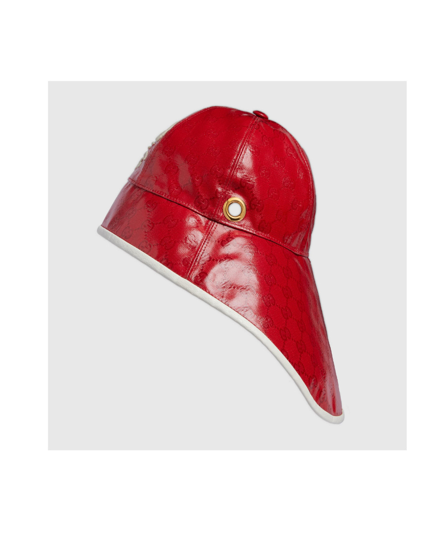 Gucci X Adidas Bell-shaped Hat With Wide Brim In Red