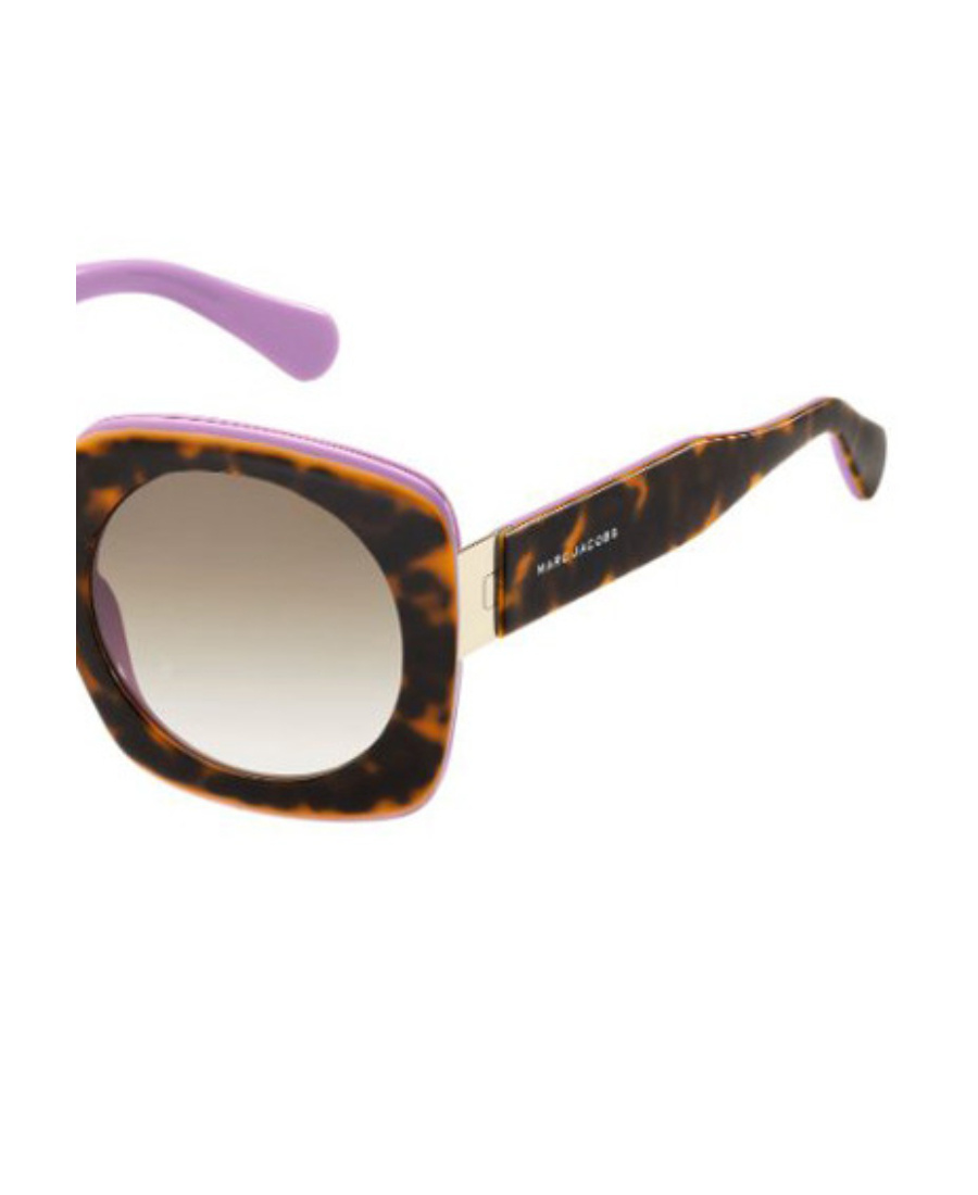 Marc Jacobs Logo Sunglasses In Multicolor