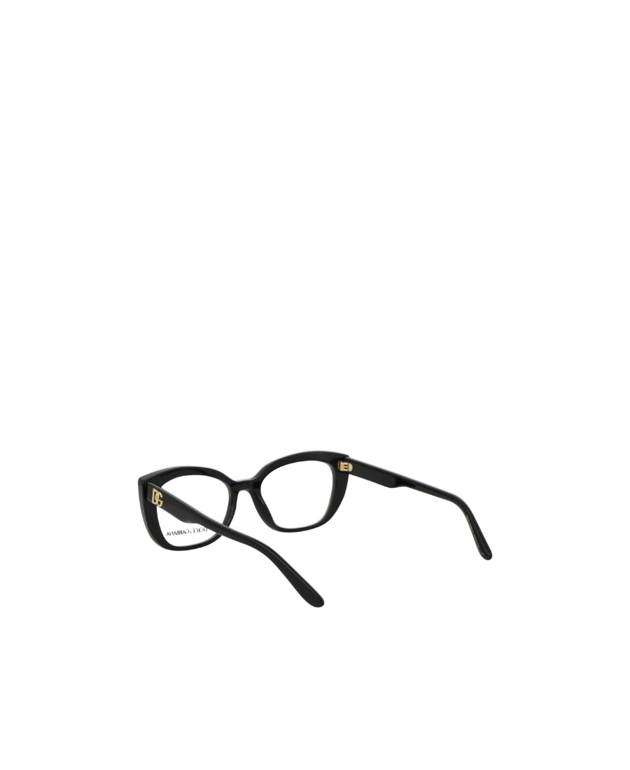 Dolce & Gabbana Dolce Gabbana Eyewear Square Frame Glasses In Black